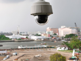 Protection de chantier camera de surveillance